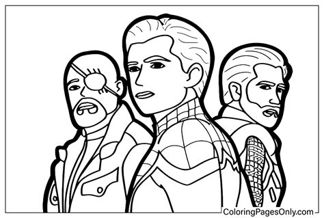 Spider Man Far From Home Coloring Pages Free Printable Activities For