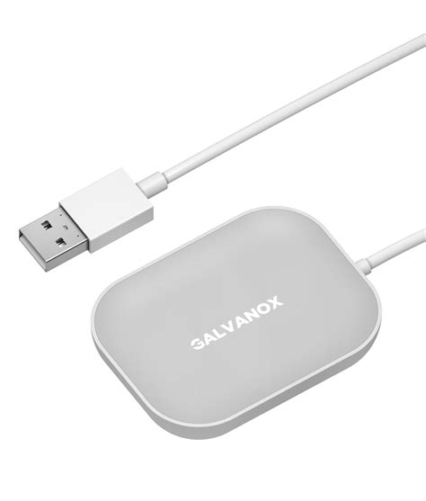 Galvanox Wireless Charging Station For Apple Airpod Pro Grey Encased