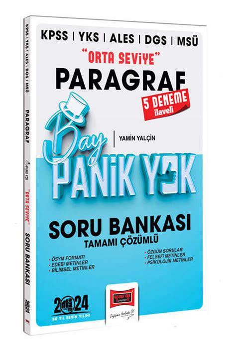 Yarg Yay Nlar Kpss Yks Ms Bay Panik Yok Paragraf Orta Seviye