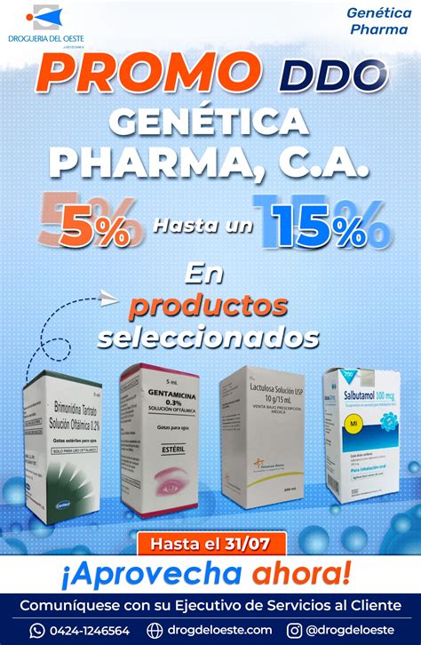 genetica pharma Droguería del Oeste