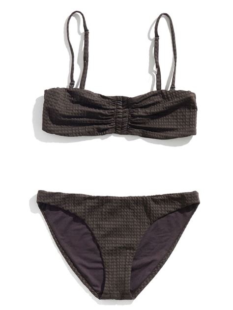 Bimba Y Lola Waffle Knit Bikini Set Farfetch