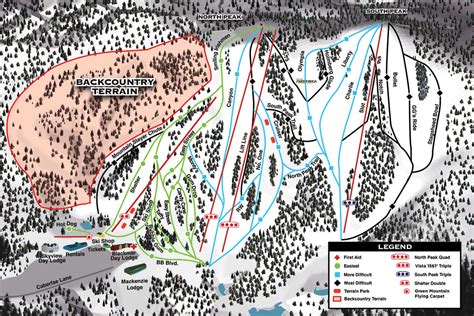 Caberfae Peaks Ski Resort Trail Map | SkiCentral.com