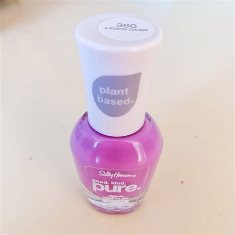 Sally Hansen Good Kind Pure Laven Dear Nail Polish Review Abillion