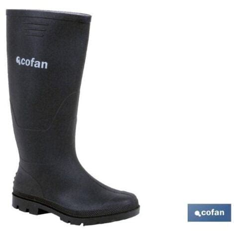 Cofan Bota Alta De Agua Pvc Negra Talla Botas De Agua Altas De Pvc