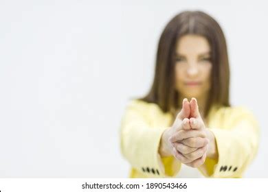 Female Flirting Concept Closeup Shot Brunette Stock Photo Shutterstock