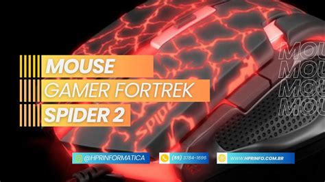 Mouse Gamer Fortrek Spider Om Dpi Youtube