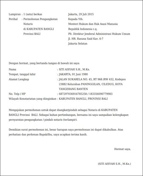 Contoh Surat Permohonan Ke Notaris Hot Sex Picture