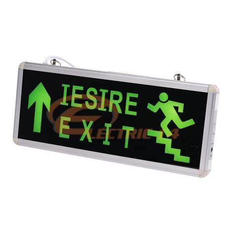 LAMPA EMERGENTA IESIRE EXIT SCARA SAGEATA IN SUS 1 FATA Electric14 Ro