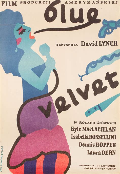 Blue Velvet 1986 Polish B1 Poster - Posteritati Movie Poster Gallery