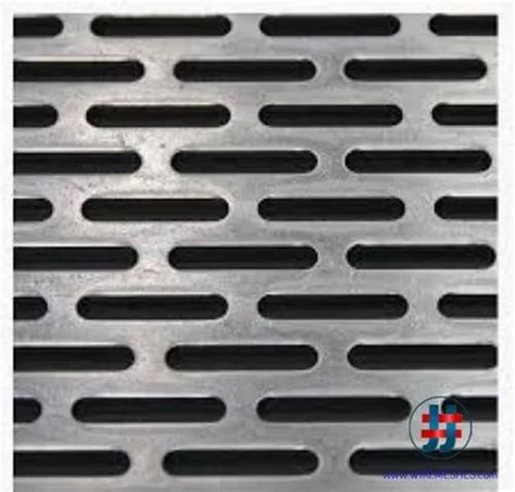 Jjpl Round Capsule Hole Perforated Sheet For Industrial At Sq Ft