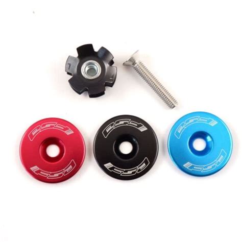 FSA Bicycle Headset Star Nut Top Cap Set 1 1 8 Black Blue Red