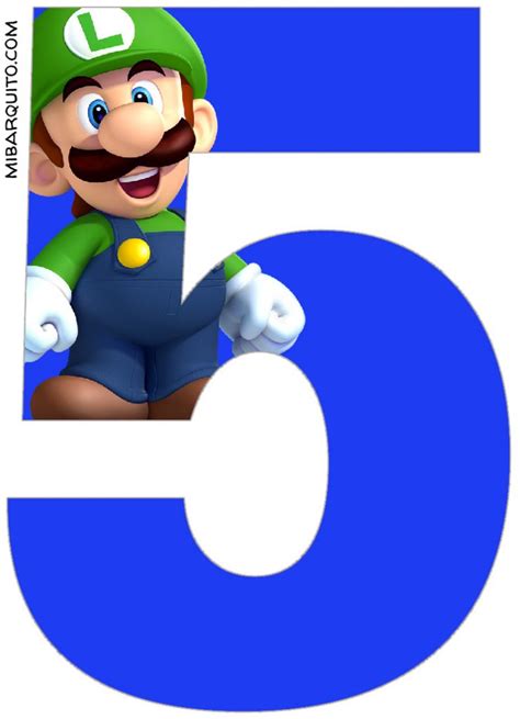 Gratis Numeros De Mario Bros Mi Barquito