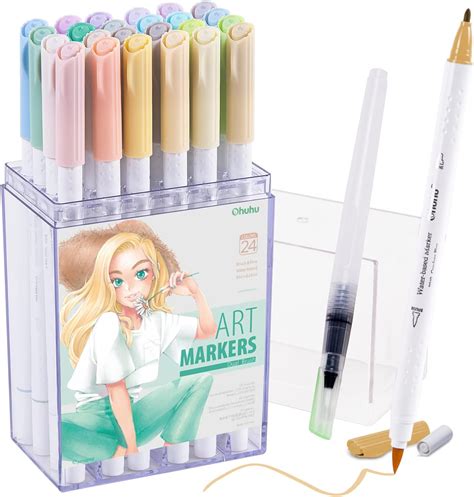 Ohuhu Dual Brush Pen Art Markers Pastel Pack India Ubuy