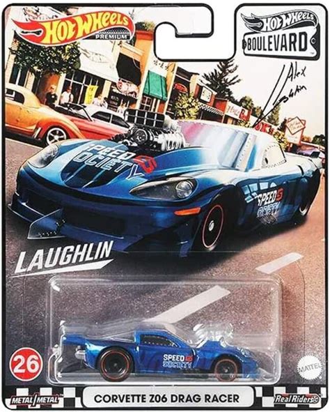 Hot Wheels Boulevard Corvette Z06 Drag Racer Laughlin Premium 1 64