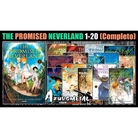 Kit The Promised Neverland Vol 1 20 Coleção Completa Mangá Panini