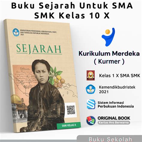 Jual Buku Paket Sejarah Indonesia Sma Kelas 1 10 X Kurikulum Merdeka