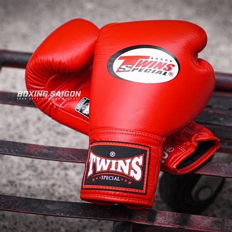 Boxing Muay Thai Twins Bgll1 Lace Up Gloves Red Shopee Malaysia