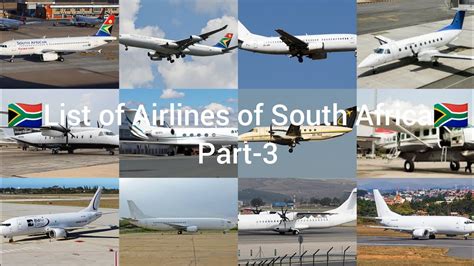 List Of Airlines Of South Africa Part 3 Aviation Bd Youtube