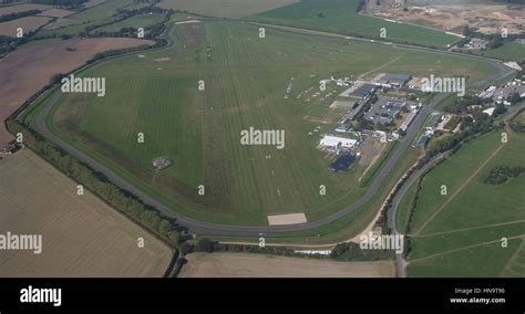 Aerial View Of Goodwood Aerodrome And Race Circuit Chichester West