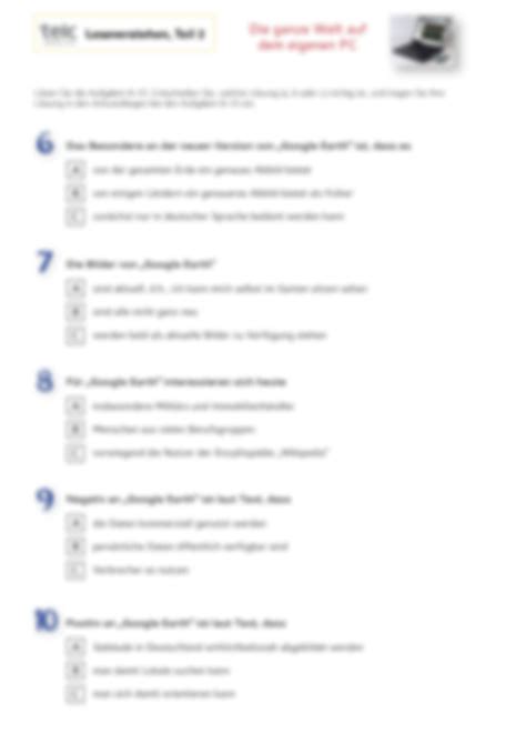 SOLUTION: 1 test telc b2 German full - Studypool