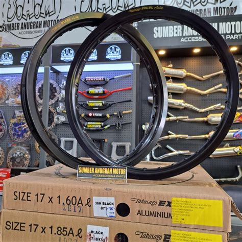 Jual VELG TAKASAGO EXCEL ASIA HITAM 160 185 17 Shopee Indonesia