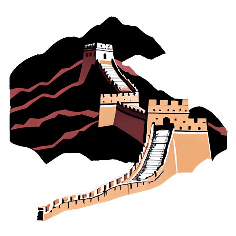 Great Wall Of China Graphic · Creative Fabrica