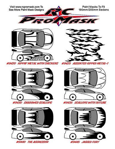 Rc Promask Complete Paint Mask Designs Background Fx Characters