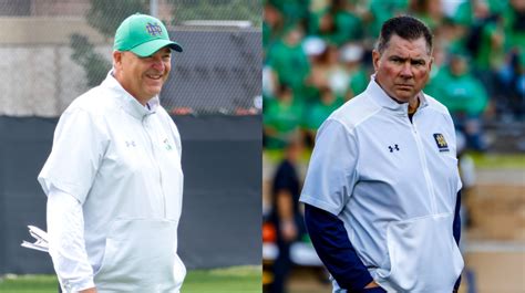 For Notre Dame Coordinators Mike Denbrock And Al Golden Iron Sharpens