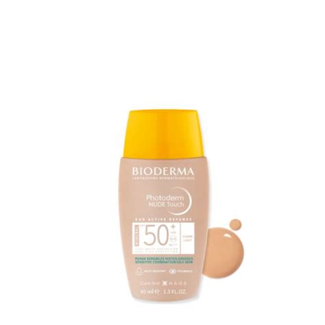 Buy Now Bioderma Photoderm Nude Touch Mineral Tinted Sunscreen SPF50 Light 40ml