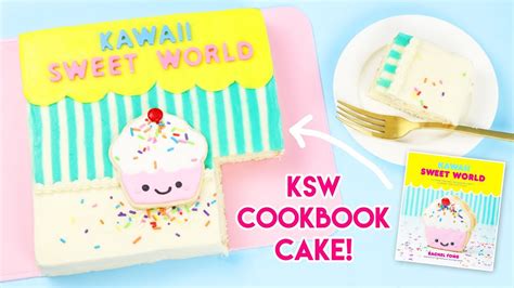 Kawaii Sweet World Cookbook Cover Reveal Cake 😍 ️ Youtube