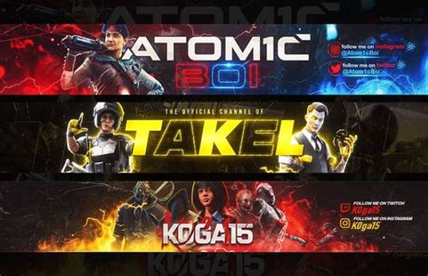 Design attractive youtube gaming channel art banner by Chotuyt563 | Fiverr