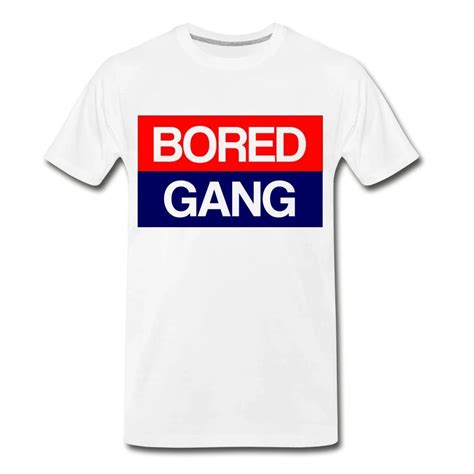 Bored Gang Mens Premium Organic T Shirt Etsy Organic Tshirts