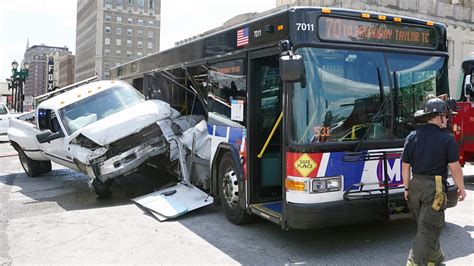 Injuries Reported After Metrobus Truck Collide In St Louis