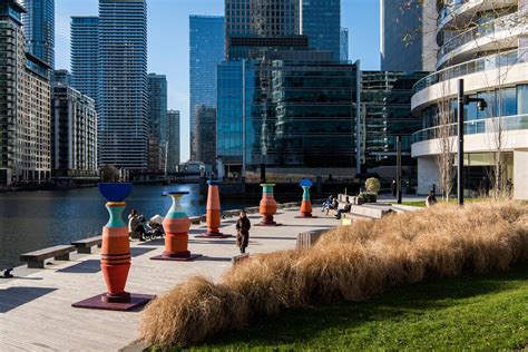 Simone Brewsters Spirit Of Place Sculptures Arrive At Canary Wharf