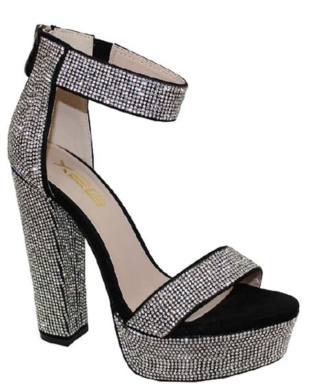 Rhinestone Platform Block Heel Dress Sandal Datia 1 Heels Dress And Heels Rhinestone High Heels