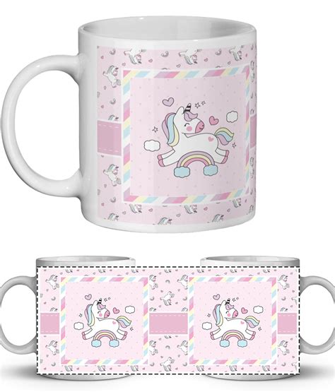 Cute Unicorn Digital Mug Design Unicorn Sublimation Mug Etsy UK