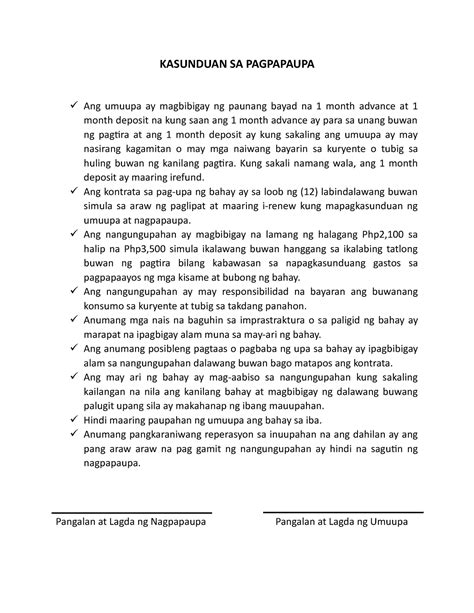 Halimbawa Ng Kasunduan Legal Quitclaim Plain Tagalog Halimbawa Nito