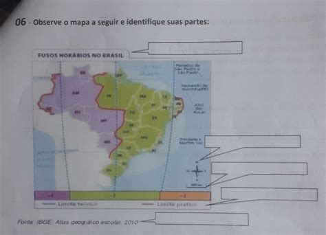 Observe O Mapa A Seguir E Identifique Suas Partes Me Ajudem Pvff