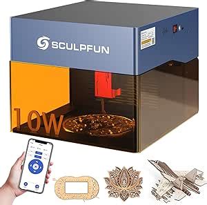 SCULPFUN ICube Pro Max Gravador A Laser De 10 W Mini Cortador A Laser