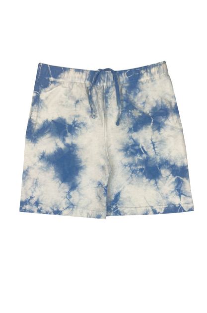 Sky Blue Crystal Wash Shorts Custom Colors Apparel