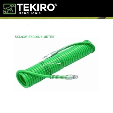 Selang Recoil Tekiro Selang Kompresor 6 Meter Warna Hijau Tekiro