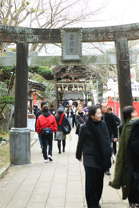 ゆんフリー写真素材集 No 9149 江島神社 奥津宮 [日本 神奈川]