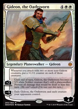 Gideon The Oathsworn WAR OF THE SPARK Visual Spoiler