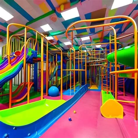 Indoor Playground Liminal Space Openart