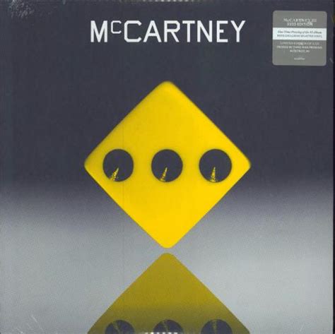 Paul McCartney And Wings McCartney III 3333 Edition Yellow Black