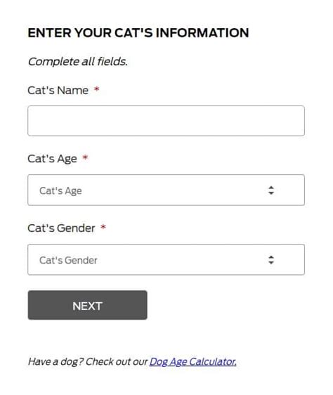 4 Best Cat Age Calculator To Try! - JSCalc Blog