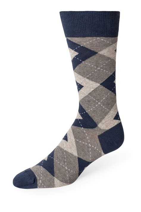 Navy Grey Argyle Mens Dress Socks Sport Coat Blazer