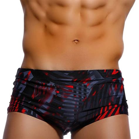 Men Swimwear Brazilian Traditional Cut Swimsuits Swim Bikini Surf Boxer Briefs Board Shorts