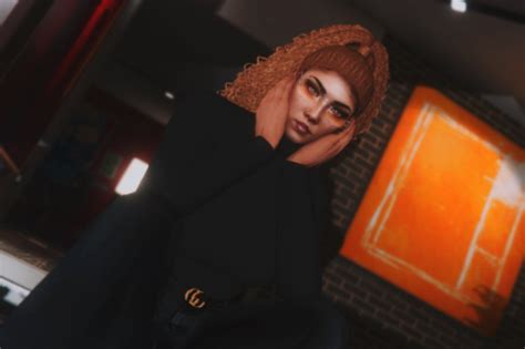 Curly Hair With Braid For Mp Female Gta Mods