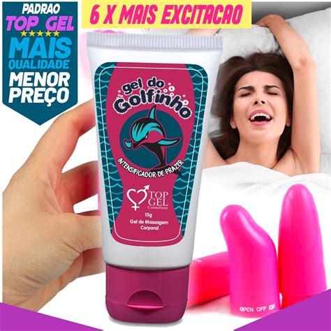 Gel Do Golfinho Excitante Sex Shop Esquenta E Gela Ml Topgel